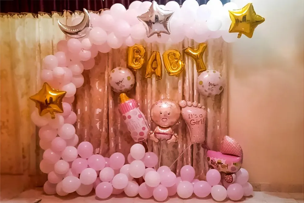 Baby Welcome Decoration Service in Greater Noida by Shree Ram Balloons Decoration